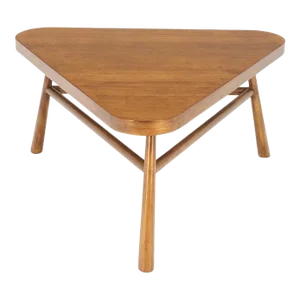 Gibbings for Widdicomb Triangular Tapered Dowel Leg Coffee Side Table