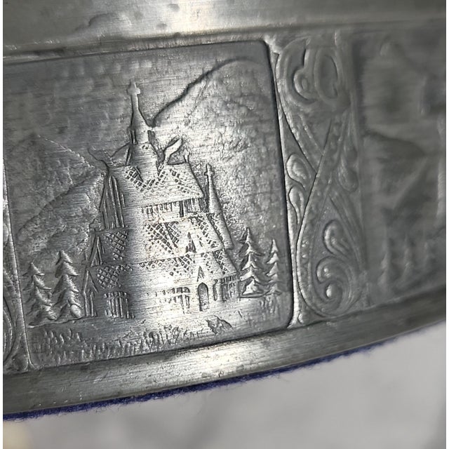 Vintage Norwegian Ceremonial Bowl 1960s For Sale - Image 4 of 10