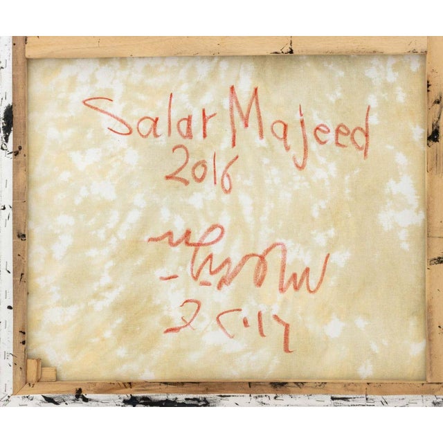 Textile Salar Majeed Untitled Oil on Canvas, 2016 For Sale - Image 7 of 7