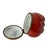 Red 1990s Limoges France Porcelain Tomato Trinket Box | Chamart Exclusive | Black Star Hallmark For Sale - Image 8 of 9