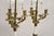 Metal Vintage French Empire Style Candlestick Candelabra Brass Table Lamps - A Pair For Sale - Image 7 of 12