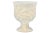 White Milk Glass Textural Pedestal Bowl For Sale - Image 4 of 4