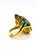 Bochic “Capri” Vintage Multi Sapphire & Topaz Ring — 18K Gold & Silver For Sale In New York - Image 6 of 13