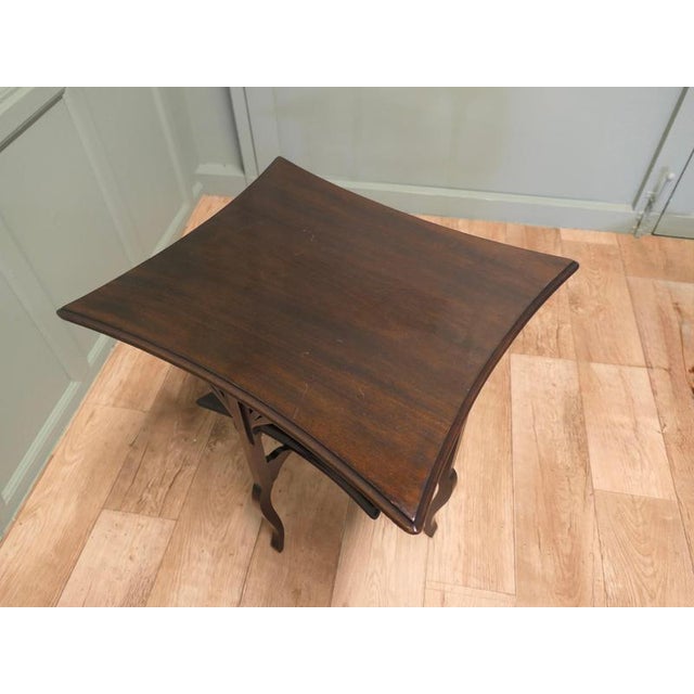 Arts and Crafts Rectangular Mahogany Occasional Table, 1880 For Sale - Image 4 of 7