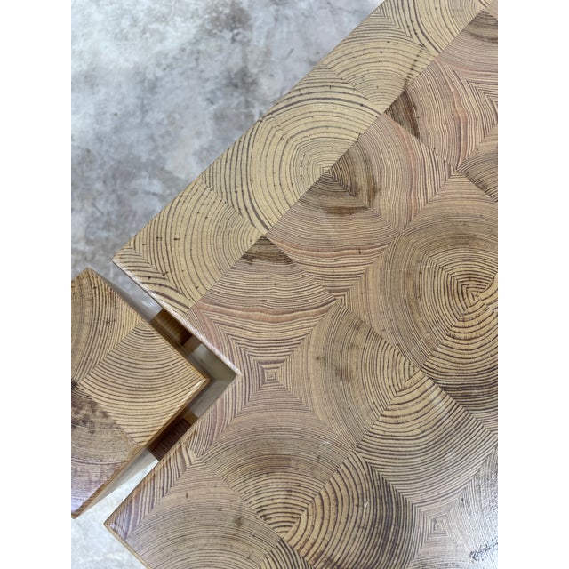 Brown Scandinavian Vintage Oak Coffee Table For Sale - Image 8 of 9