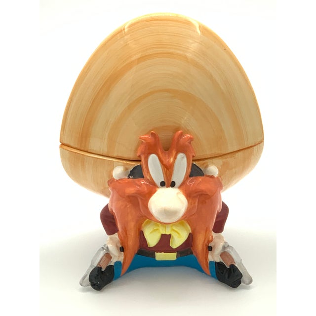 1990s Rare Talking Yosemite Sam Cookie Jar For Sale - Image 5 of 9