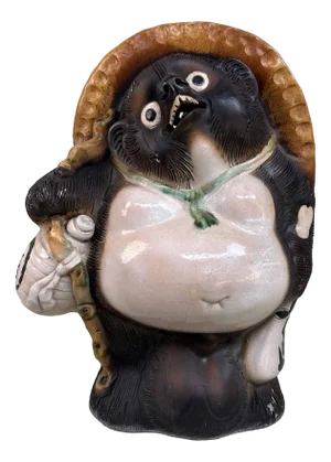 Large Decorative Tanuki Statue, 1970s