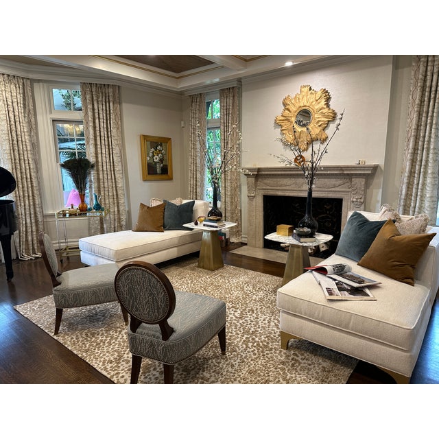 2020s Custom Right Arm Facing Chaise Lounge For Sale - Image 5 of 7