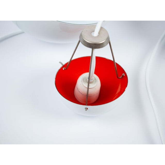 Paint Vintage Flowerpot Pendant Lamps by Verner Panton for Louis Poulsen, Set of 2 For Sale - Image 7 of 13