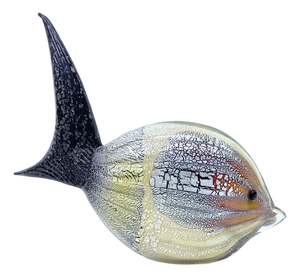 Murano Glass Fish Sculpture, 1960s by Gaetano Mazzucato