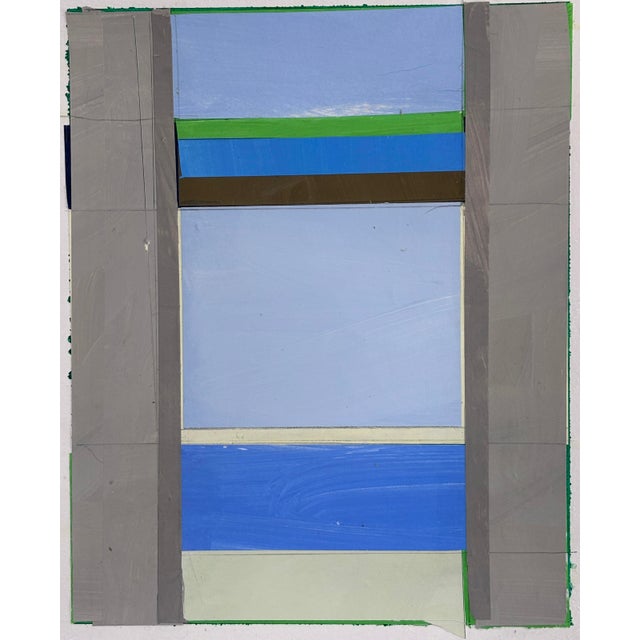 Discover the allure of contemporary art with this stunning 8x12" original collage painting, expertly crafted to bring...