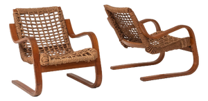Lounge Chairs by Alvar Aalto for Stylclair, France, 1930s, Set of 2