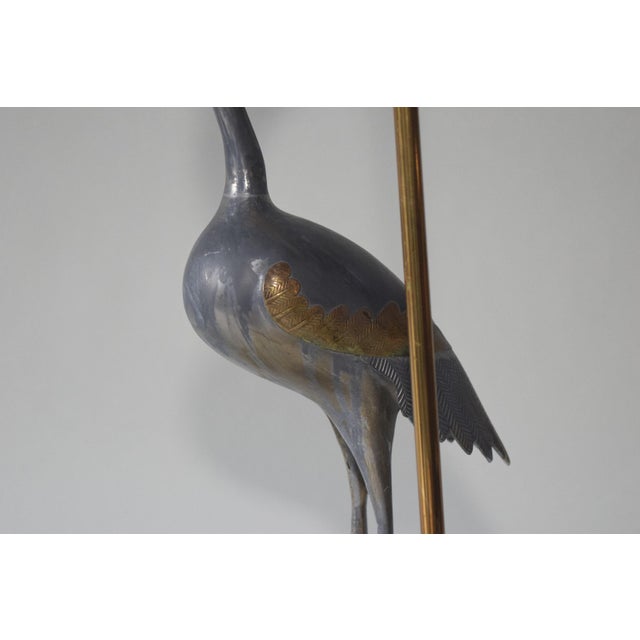 Vintage Crane Bird Lamps, 1970s, Set of 2, in Good conditions. Designed 1960 to 1969 European Plug (up to 250V).The wiring...