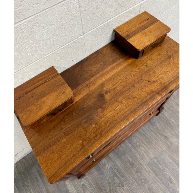 Brown Antique Abernathy Furniture Co. 19th Century Victorian Walnut Chest of Drawers For Sale - Image 8 of 15