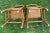 Wood Early 20th Century Pair of Oak Ladder Back Woven Seat Shaker Style Chairs For Sale - Image 7 of 8