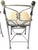French Set of 4 Vintage Napoleon III Rope Twist & Tassel Designer Stools For Sale - Image 3 of 11