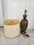 1960s 1960s Mid Century Modern Green Ceramic Lamp With Original Shade For Sale - Image 5 of 6