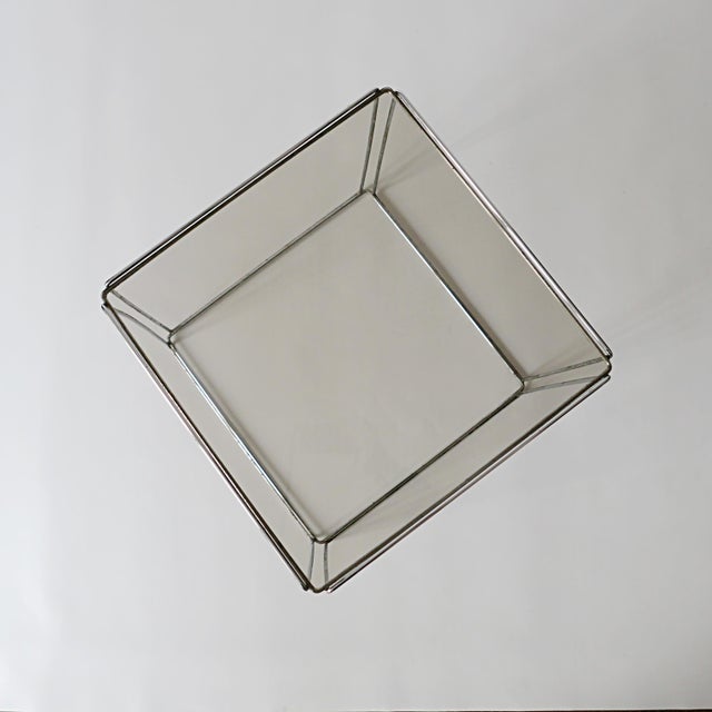 Chrome-Plated Metal and Glass Table by Max Sauze, 1970 For Sale - Image 18 of 18