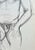 Mid-Century Modern Barbara Beck Figurative Nude Charcoal Sketch on Paper 1970s For Sale - Image 3 of 4