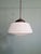 Art Deco Pendant Light in White Opaline Glass, 1920s For Sale - Image 12 of 12
