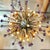 Italian 21st Century Italian Burst Lilac and Clear Murano Glass Sphere Sputnik by Fabio LTD For Sale - Image 3 of 9