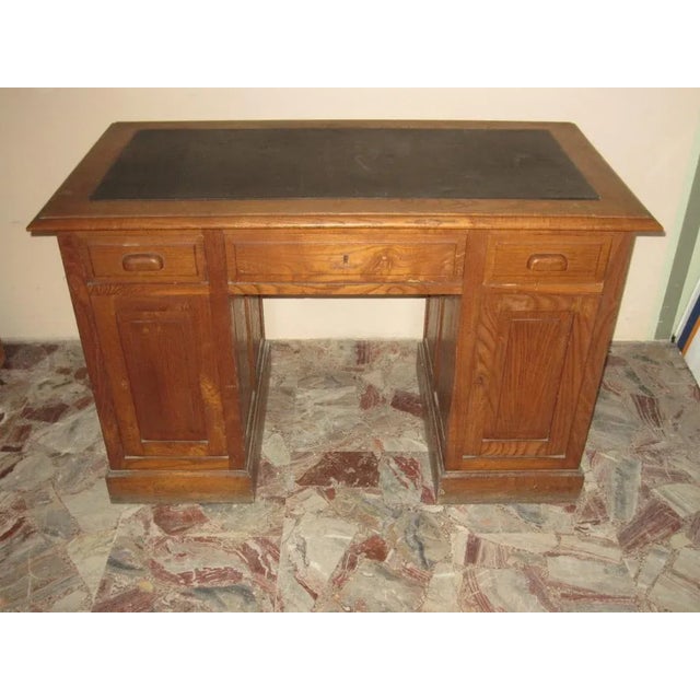 Wood Vintage Chestnut Desk Chair, 1890s For Sale - Image 7 of 11