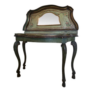 Venetian Carta Pesta Console Vanity Display Table For Sale