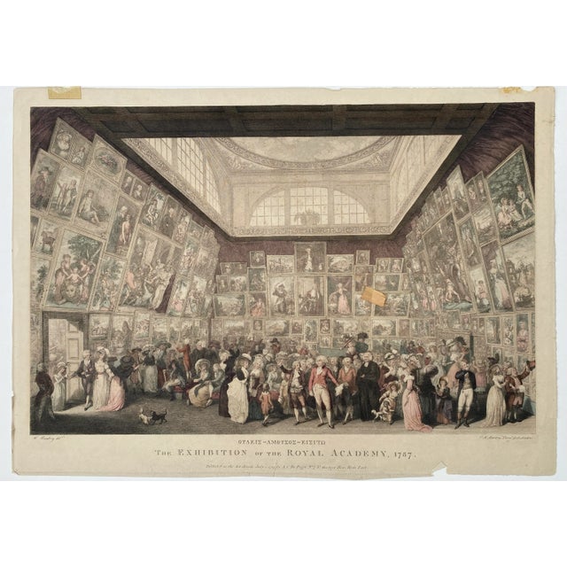 Late 18th Century 1878 Exhibition of the Royal Academy Engraving Antique For Sale - Image 5 of 5