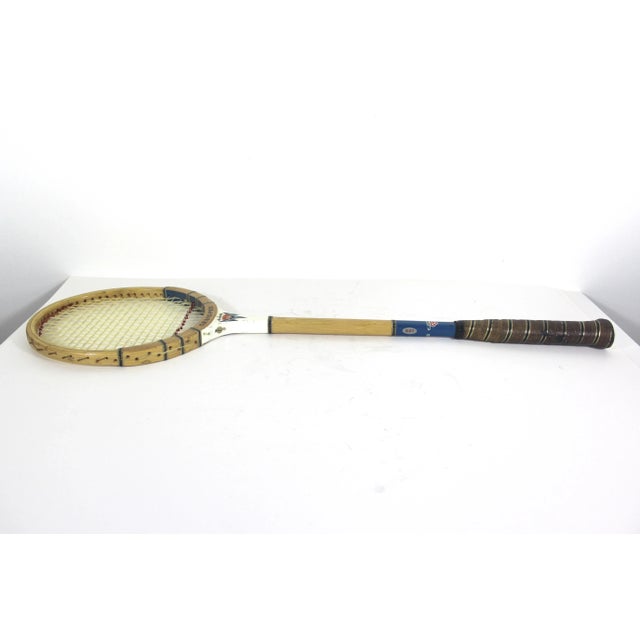 Cabin Vintage Wooden Squash Racket for Designer Decorating Wall Art Wood For Sale - Image 3 of 6