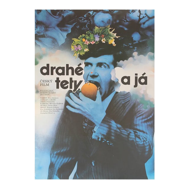 Drahe Tety a Ja Film Poster by Zdenek Ziegler, 1974 For Sale