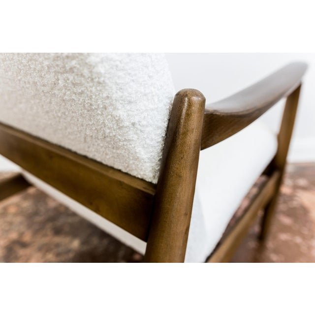 Mid-Century Modern High Back Lounge Chair by Edmund Homa, Poland, 1960s For Sale - Image 14 of 15