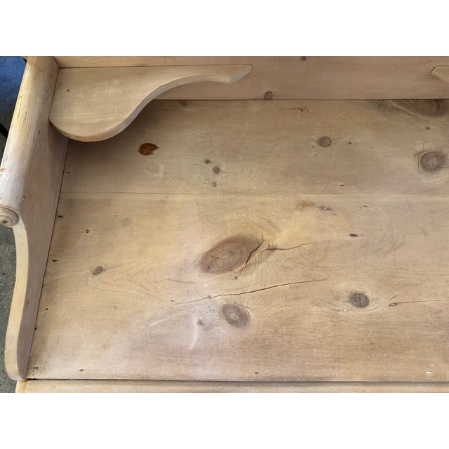 Wood Mid 19th Century Pine Washstand For Sale - Image 7 of 13