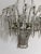 Silver 1920s Rare Italian Crystal Beaded Basket With Prisms Mirrors Sconces For Sale - Image 8 of 13