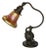 1910s Traditional Tiffany Studios Bronze and Favrile Table Lamp For Sale