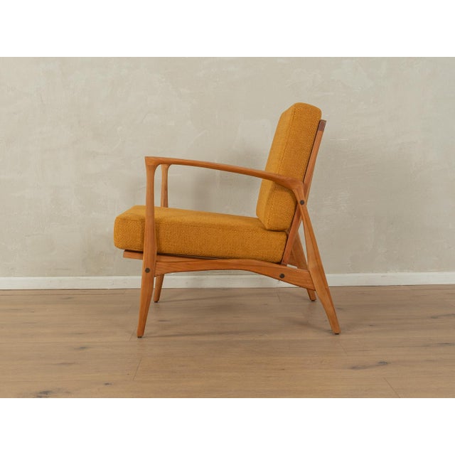 Vintage Armchair in Cherry, 1960s For Sale - Image 9 of 9