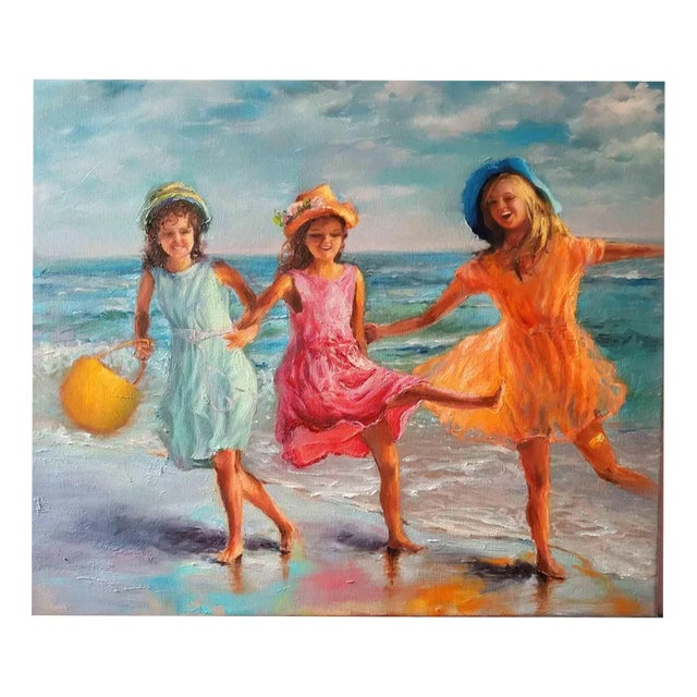 Elena Mardashova, Faith, Love, Joy, Oil on Canvas, 2025 For Sale