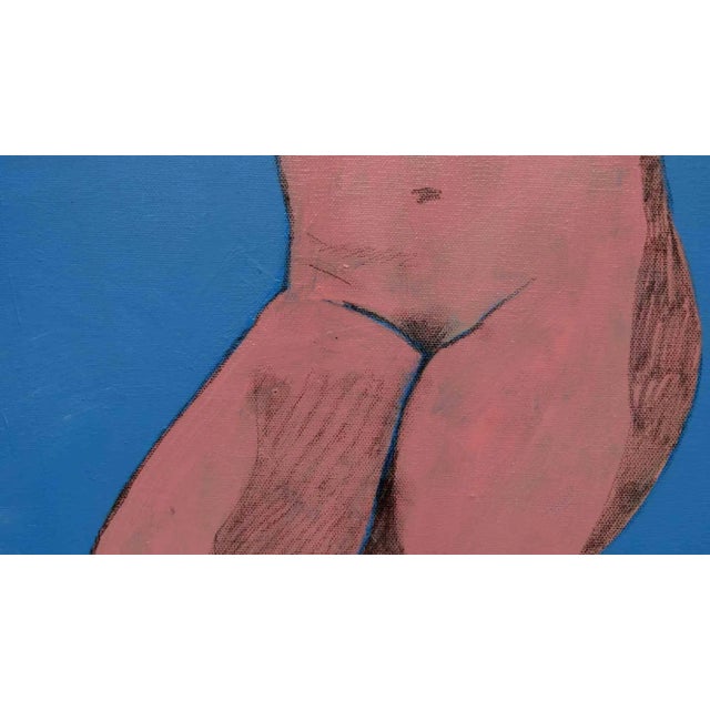 "It's over" is a painting realized by Ukrainian artist Okno in 2023. Acrylic and charcoal on canvas. Hand signed....