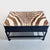Zebra Print Leather Ottomans, Set of 2 For Sale - Image 4 of 8