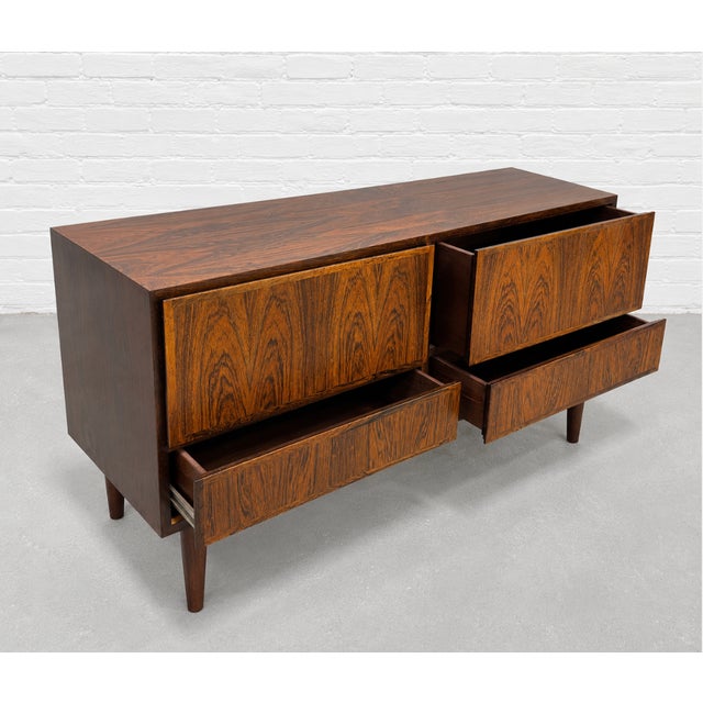 Mid Century Danish Rosewood Credenza | Sideboard Dresser by Omann Jun, Denmark, C. 1960s For Sale - Image 13 of 16