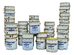 Industrial UCLA Buckets, 1960s, Set of 12