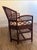 1970s Vintage Brighton Pavilion Style Bamboo Chippendale Cane Settee For Sale - Image 5 of 9