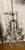 1920s Italian Iron and Crystal 4 Arm Chandelier With Crystal Fruits For Sale - Image 11 of 12