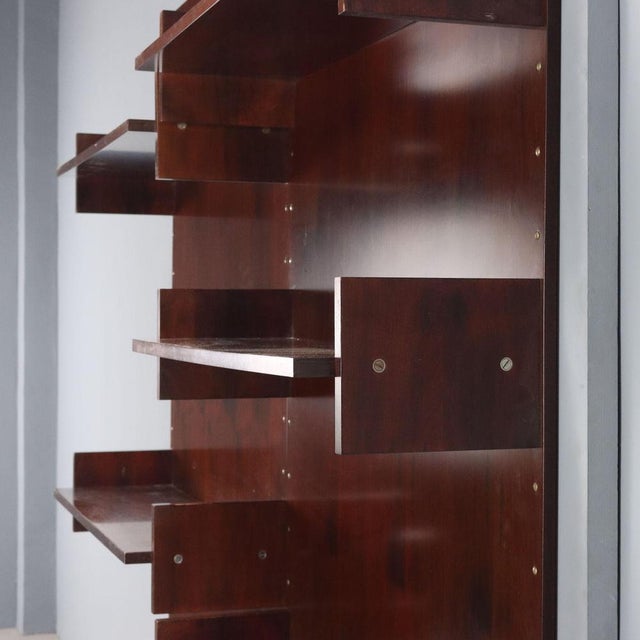 Vintage Wall Bookcase, 1960s For Sale - Image 3 of 11