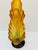 Large Sculptural Art Glass Centerpiece Vase With Pearlescent Amber Tones, 17.5” Tall For Sale In Los Angeles - Image 6 of 12