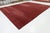 Textile Apadana's Modern Gabbeh Hand-Loom Wool Area Rug in Red Burgundy For Sale - Image 7 of 7