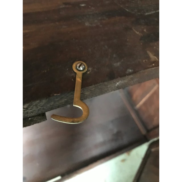 Brown 18th Century French Country Highly Carved Walnut Wedding Armoire For Sale - Image 8 of 10