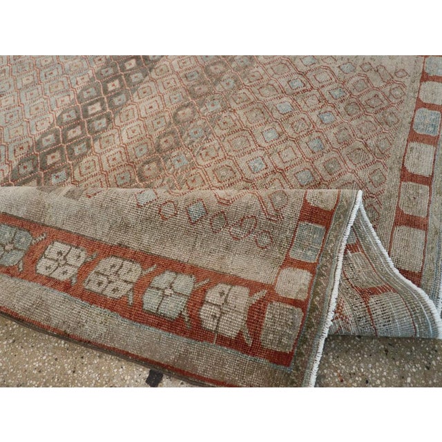 Textile Galerie Shabab Collection Mid-20th Century Persian Veece Carpet For Sale - Image 7 of 8