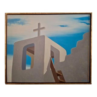 "Adobe Wall Taos Pueblo" by J. Will Shank For Sale