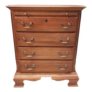 Late 20th Century Vintage Kincaid Four-Drawer Nightstand For Sale