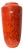 Vintage 517-50 Orange Fat Lava Floor Vase from Scheurich, 1970s For Sale